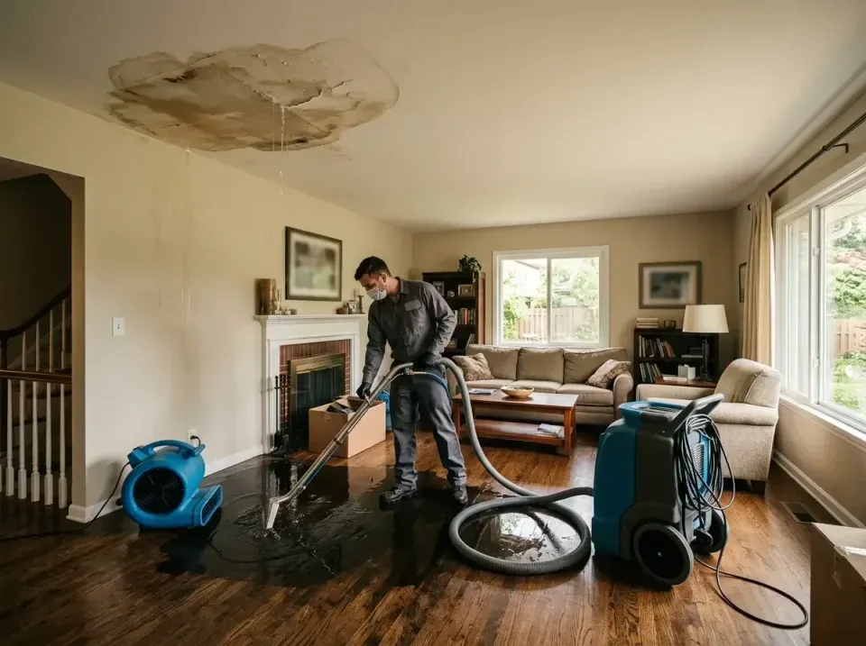attic-pipe-burst-ceiling-drip-008 — frequently asked questions, Water Damage Restoration & Carpet Care in Vancleave, MS
